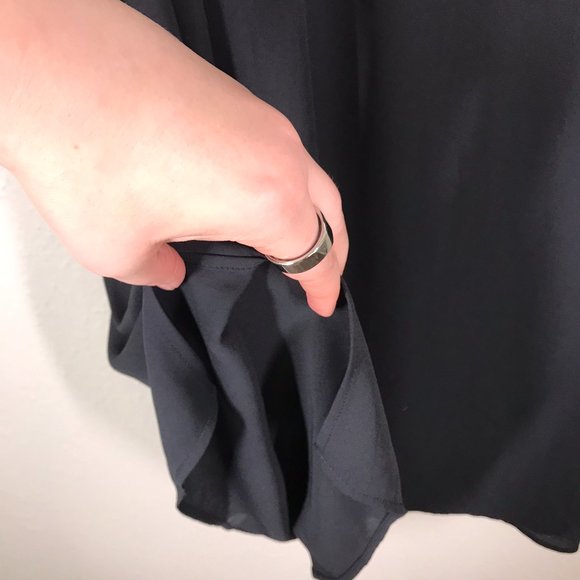 Torrid Black Beaded Neckline Detail Sheer Tank Top - Picture 3 of 11